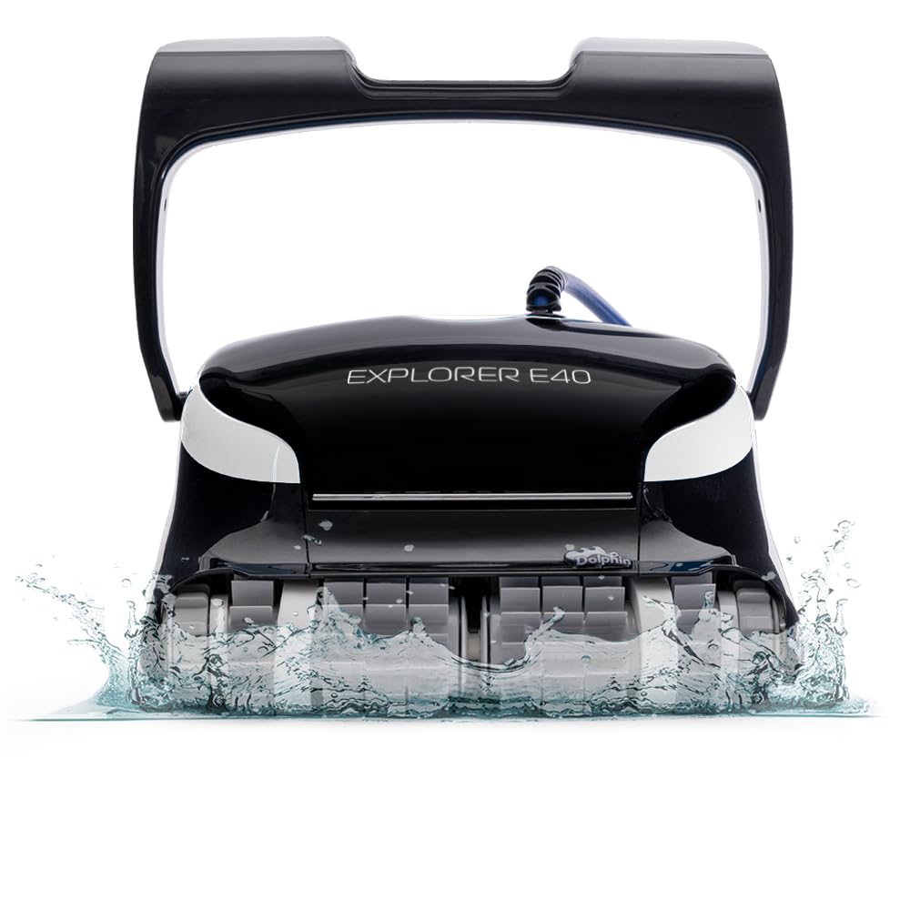 Dolphin (2026 Model) Explorer E25 Wi-Fi Robotic Pool Vacuum Cleaner Pools up to 50 FT - Waterline Scrubber Brush