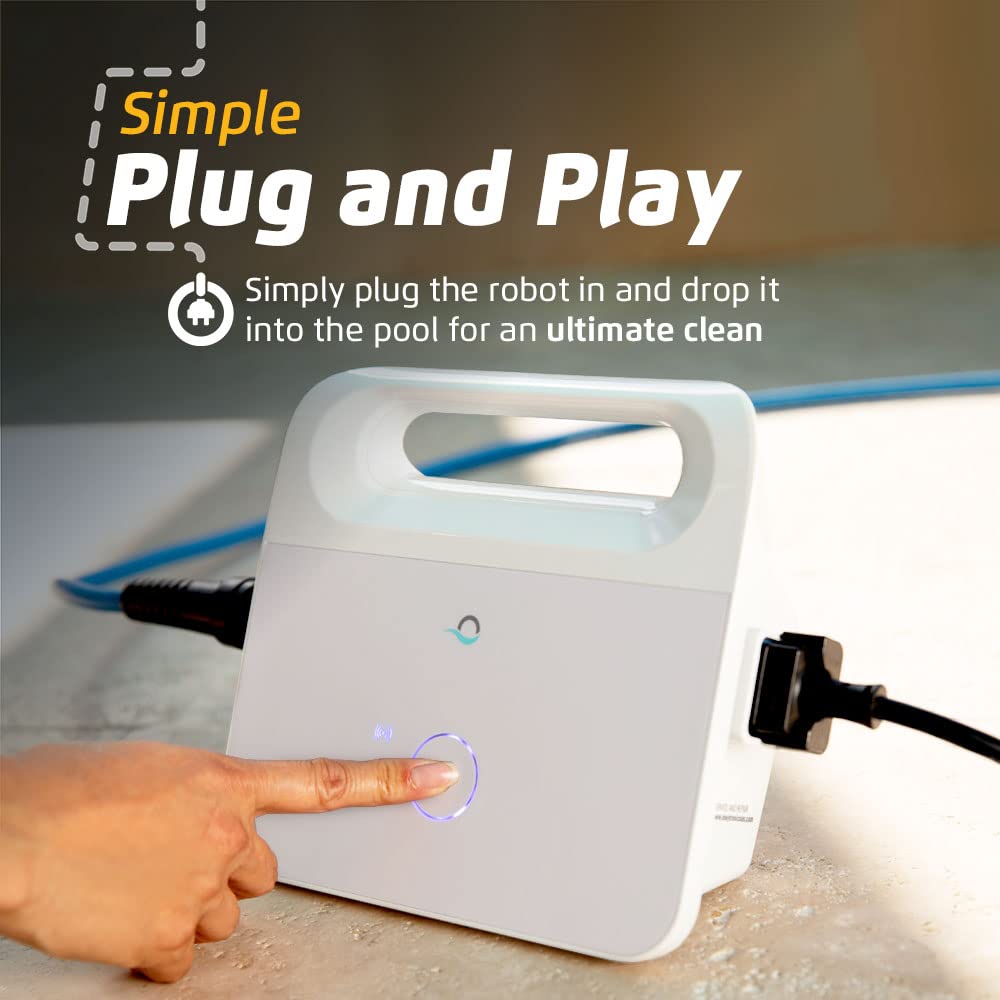 Dolphin (2026 Model) Explorer E25 Wi-Fi Robotic Pool Vacuum Cleaner Pools up to 50 FT - Waterline Scrubber Brush