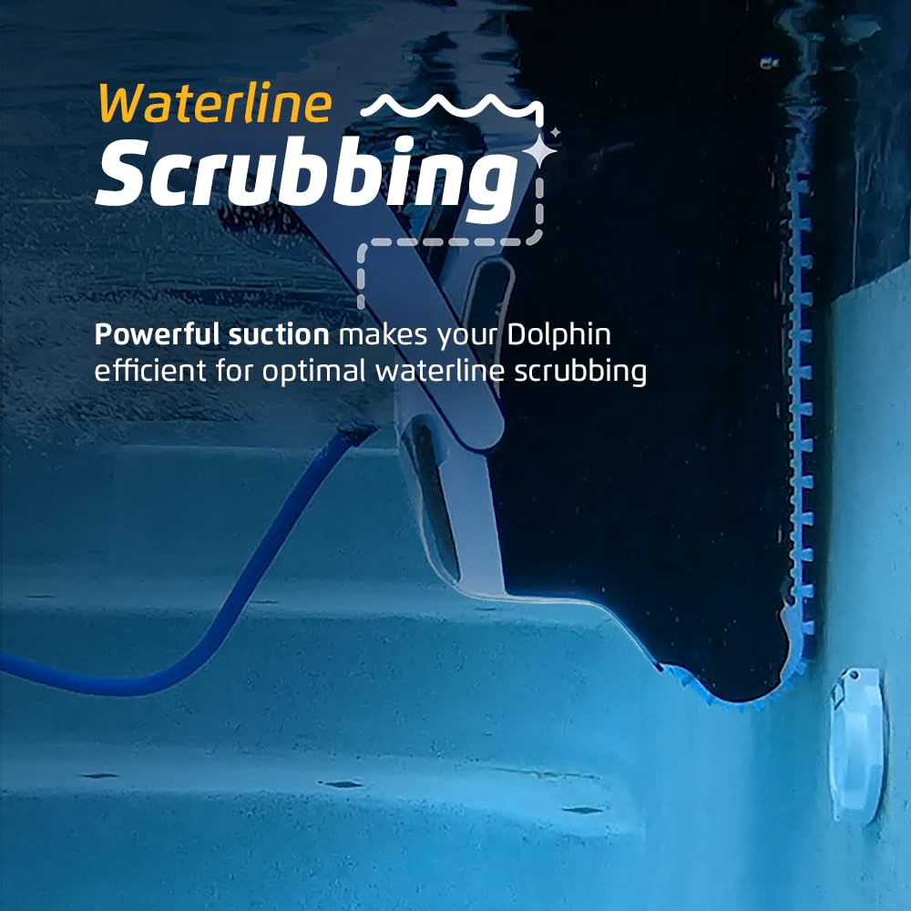 Dolphin (2026 Model) Explorer E25 Wi-Fi Robotic Pool Vacuum Cleaner Pools up to 50 FT - Waterline Scrubber Brush