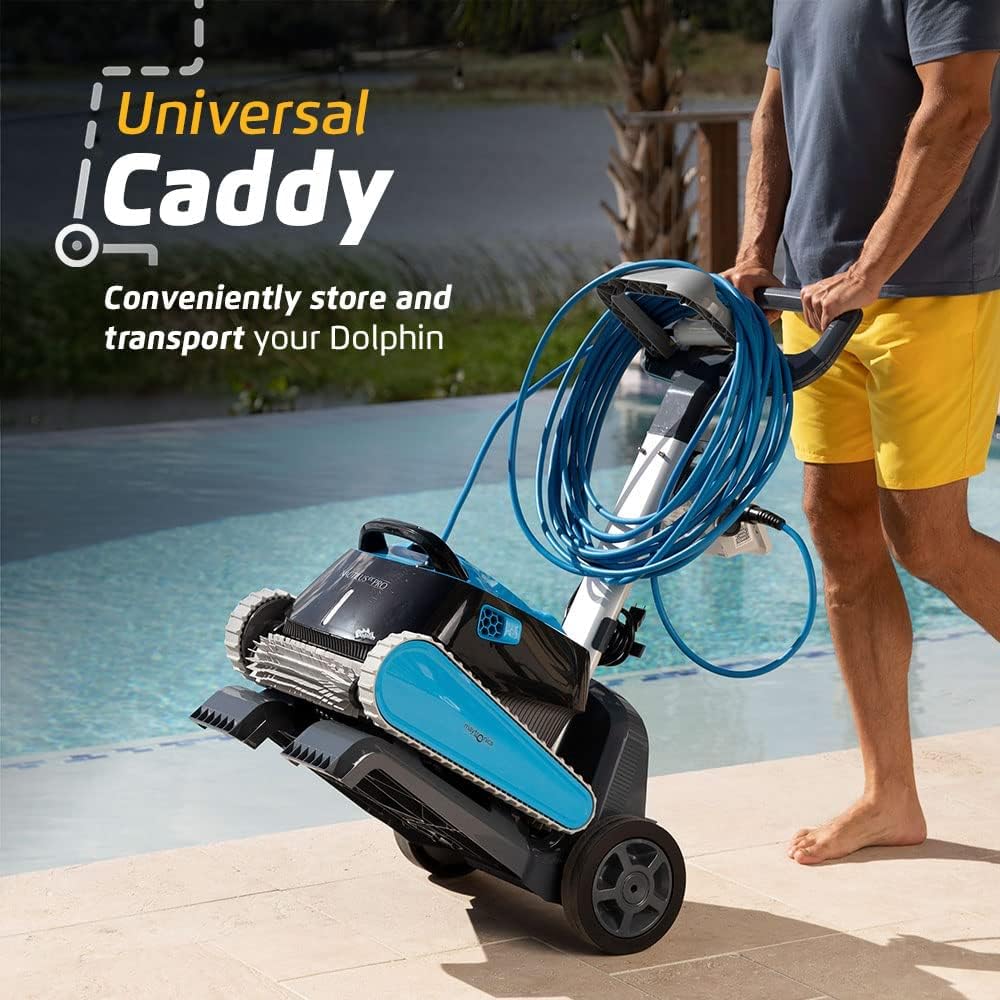 Dolphin Nautilus CC Pro Wi-Fi Automatic Robotic Pool Vacuum Cleaner, Wall Climbing, Waterline Scrubber Brush, Ideal for In-Ground Pools up to 50 FT in Length