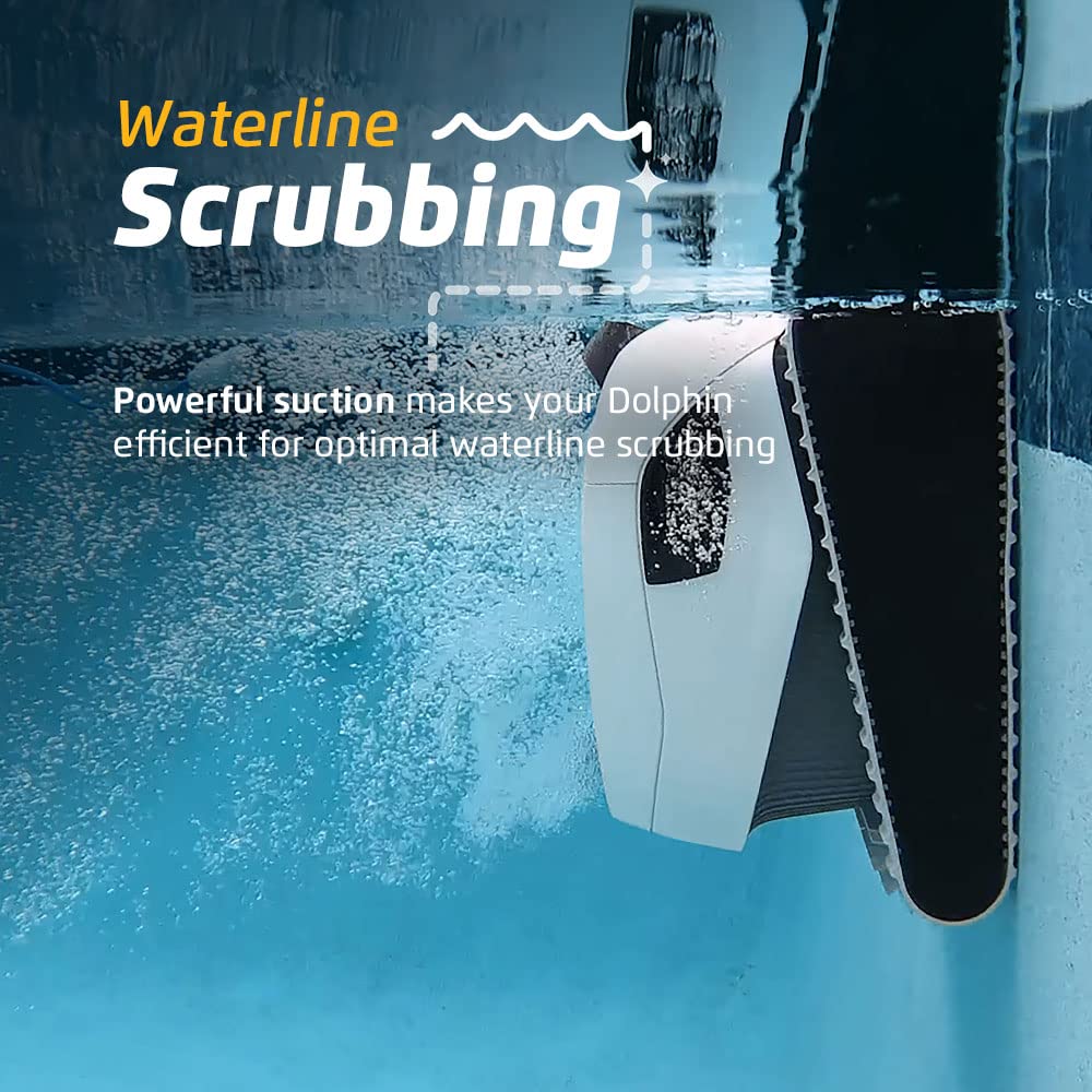 Dolphin (2026 Model) Explorer E25 Wi-Fi Robotic Pool Vacuum Cleaner Pools up to 50 FT - Waterline Scrubber Brush