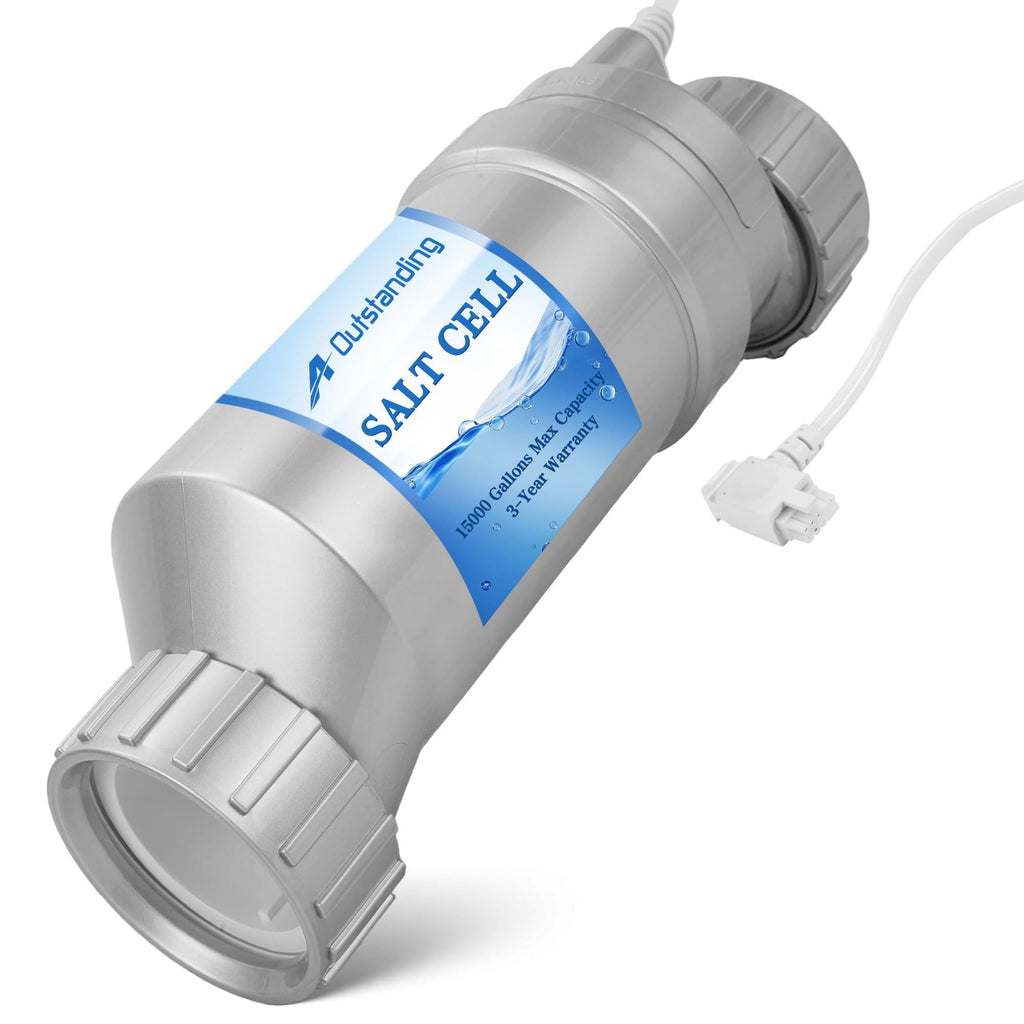 T-15 Salt Cell Replacement for Hayward W3T-CELL-15, 40,000 Gallon Pool, Upgraded Silver Edition Fits AquaRite, ProLogic, SwimPure Plus 2-Year Warranty