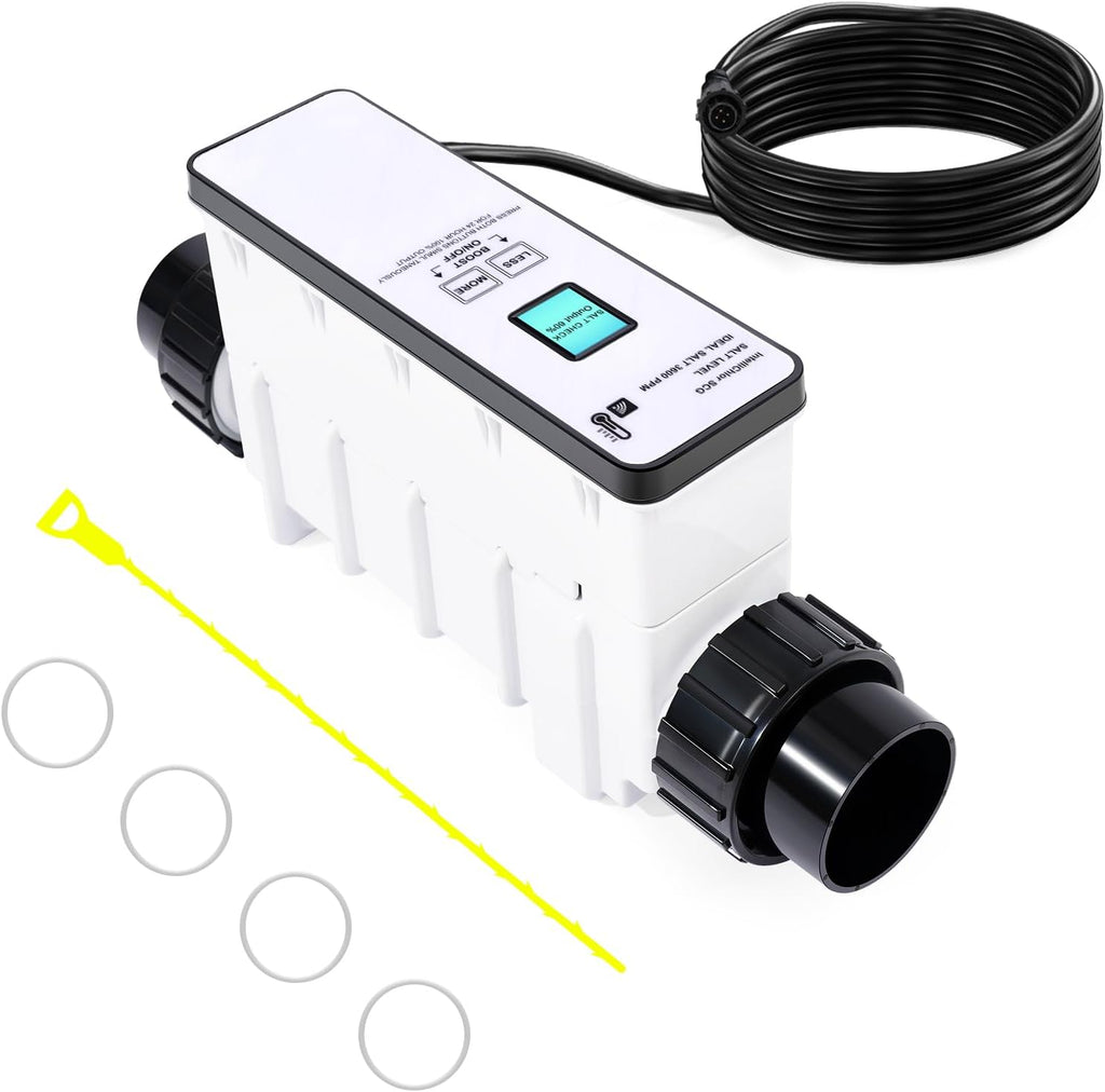 Upgraded EC-520555 Pool Salt Cell Chlorine Generator Compatible with Pentair Intellichlor IC40 Saltwater Chlorinator for 40K Gallon Water Automation System