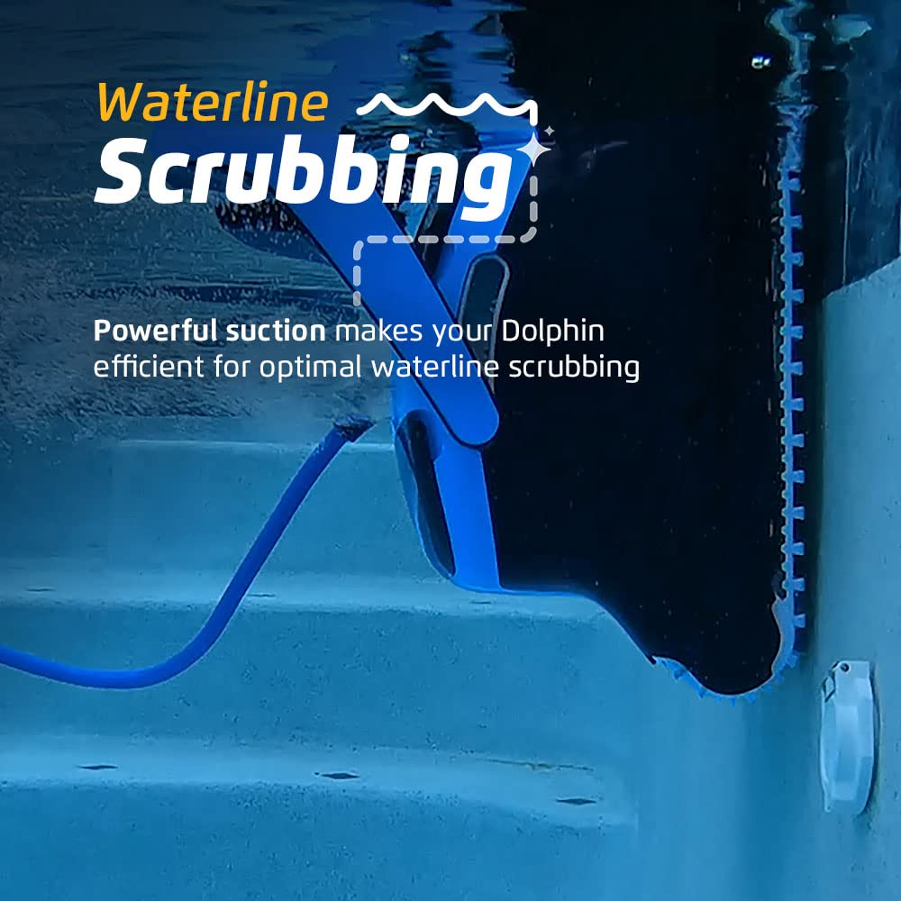 Dolphin Nautilus CC Pro Wi-Fi Automatic Robotic Pool Vacuum Cleaner, Wall Climbing, Waterline Scrubber Brush, Ideal for In-Ground Pools up to 50 FT in Length
