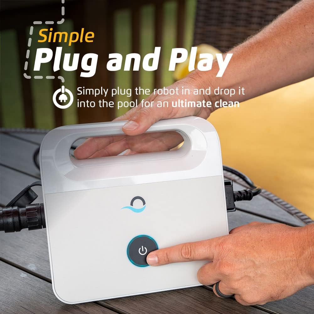 Dolphin (2026 Model) Nautilus AG Automatic Robotic Pool Vacuum Cleaner, Active Scrubber Brush, Top Load Filters Access, Ideal for Above-Ground Pools up to 33 FT in Length
