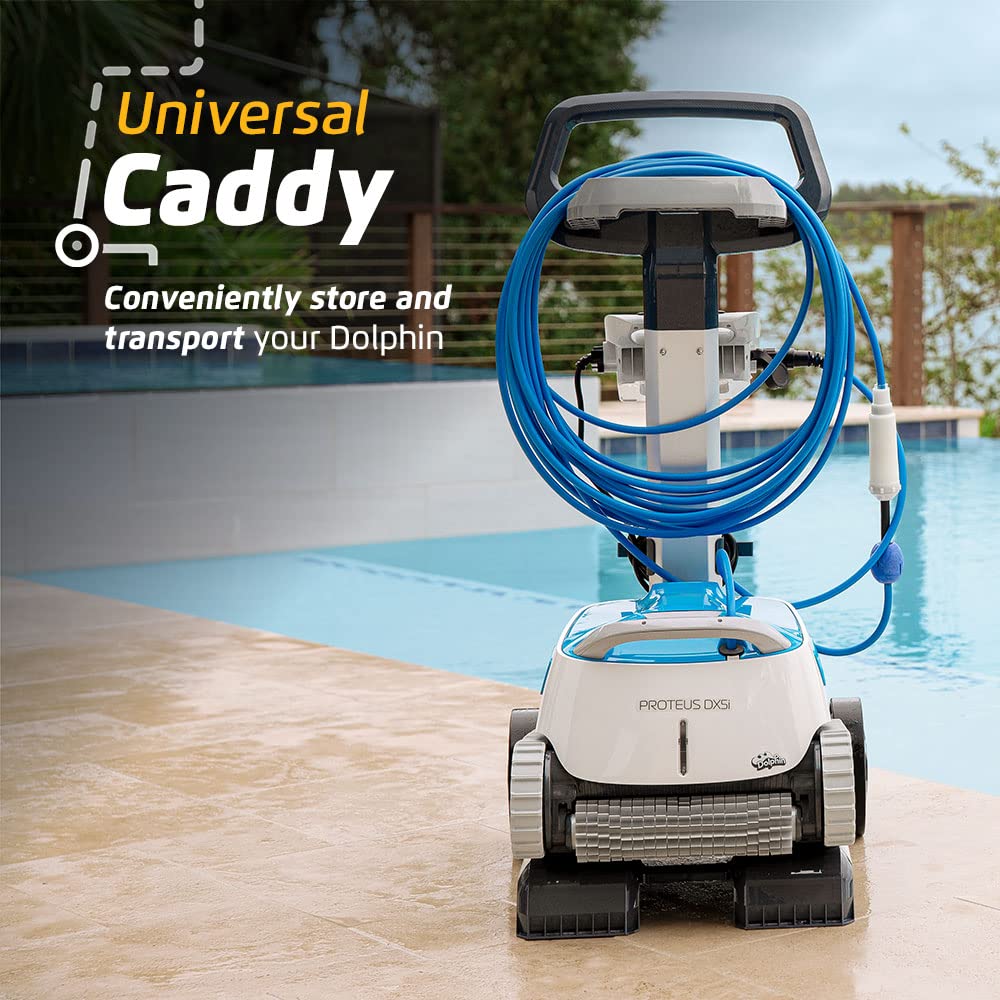 Dolphin Proteus DX3 Automatic Robotic Pool Vacuum Cleaner, Wall Climbing, Active Scrubber Brush, Ideal for In-ground Pools up to 33 FT in Length