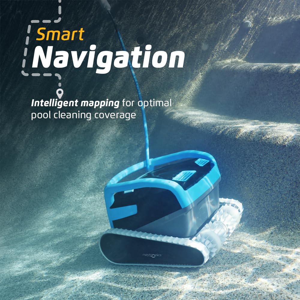 Dolphin Nautilus CC Pro Wi-Fi Automatic Robotic Pool Vacuum Cleaner, Wall Climbing, Waterline Scrubber Brush, Ideal for In-Ground Pools up to 50 FT in Length