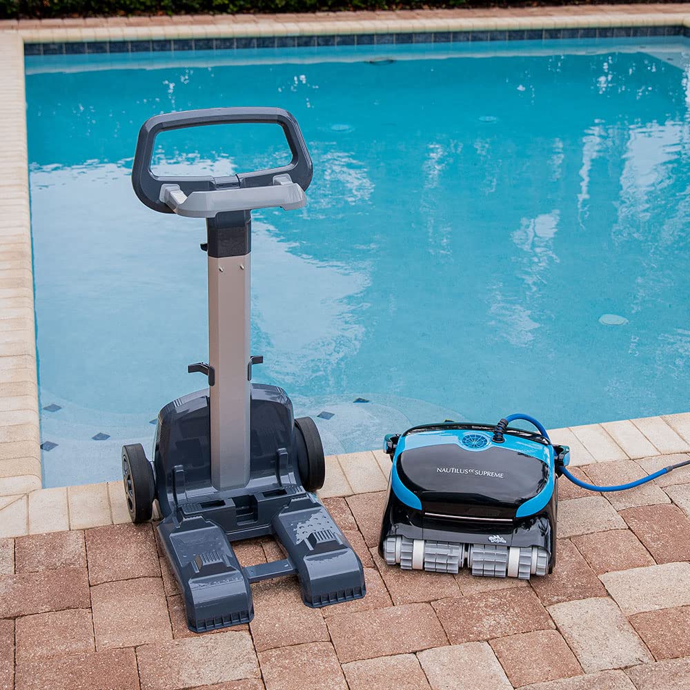 Dolphin Nautilus CC Pro Wi-Fi Automatic Robotic Pool Vacuum Cleaner, Wall Climbing, Waterline Scrubber Brush, Ideal for In-Ground Pools up to 50 FT in Length