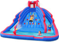 Sunny & Fun Ultra Climber Inflatable Water Slide Park – Heavy-Duty for Outdoor Fun - Climbing Wall, Two Slides & Splash Pool – Easy to Set Up & Inflate with Included Air Pump & Carrying Case