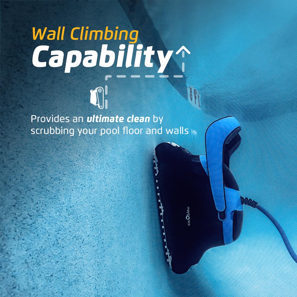 Dolphin Nautilus CC Pro Wi-Fi Automatic Robotic Pool Vacuum Cleaner, Wall Climbing, Waterline Scrubber Brush, Ideal for In-Ground Pools up to 50 FT in Length
