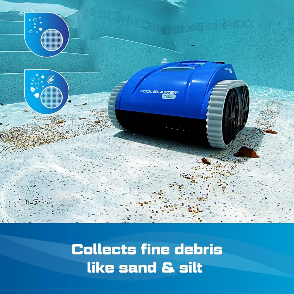 POOL BLASTER Max Cordless Pool Vacuum for Deep Cleaning & Strong Suction, Handheld Rechargeable Swimming Pool Cleaner for Inground and Above Ground Pools, Hoseless Pool Vac by Water Tech
