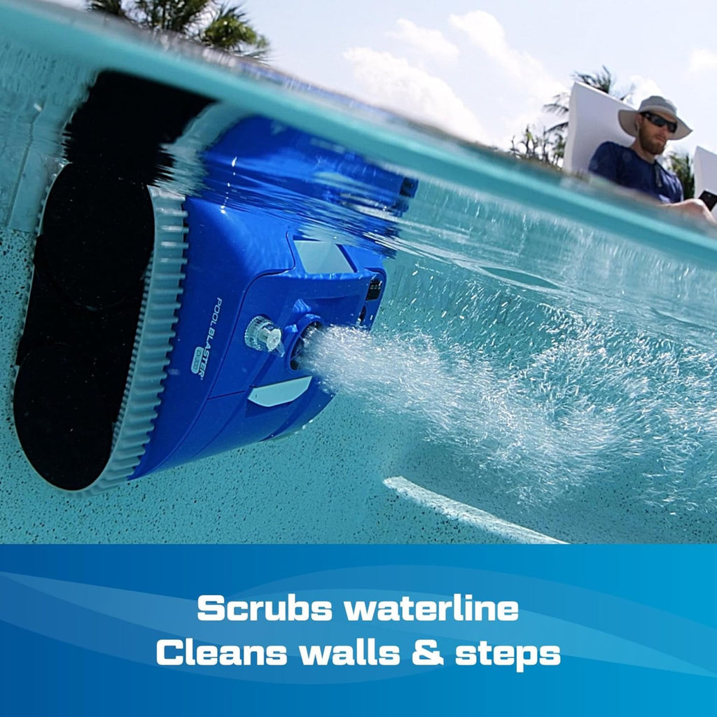 POOL BLASTER Max Cordless Pool Vacuum for Deep Cleaning & Strong Suction, Handheld Rechargeable Swimming Pool Cleaner for Inground and Above Ground Pools, Hoseless Pool Vac by Water Tech